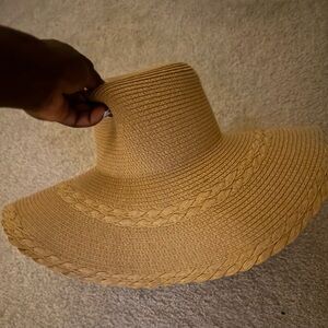 Forever 21 Braided Tan Sun Hat